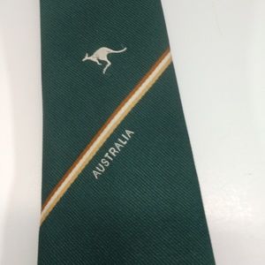 Polo Vogue Australia Kangaroo green men's tie